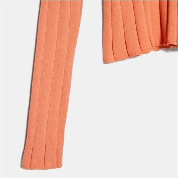 Zara Rib Knit Polo Sweater S - Picture 6 of 6